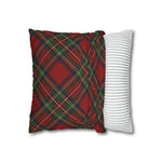 Scottish Tartan Polyester Pillow Case/Cover (Insert Not Included) 16" x 16"