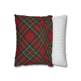 Scottish Tartan Polyester Pillow Case/Cover (Insert Not Included) 16" x 16"