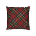 Scottish Tartan Polyester Pillow Case/Cover (Insert Not Included) 16" x 16"