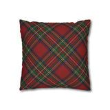 Scottish Tartan Polyester Pillow Case/Cover (Insert Not Included) 16" x 16"