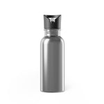 Morrisville Riverdogs Stainless Steel Water Bottle With Straw, 20oz