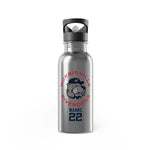 Morrisville Riverdogs Stainless Steel Water Bottle With Straw, 20oz