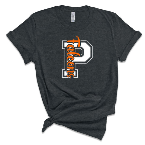 P Monogram Falcons T-Shirt (Pennsbury)