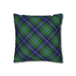 Scottish Tartan Polyester Pillow Case/Cover (Insert Not Included) 16" x 16"
