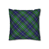Scottish Tartan Polyester Pillow Case/Cover (Insert Not Included) 16" x 16"