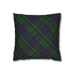 Scottish Tartan Polyester Pillow Case/Cover (Insert Not Included) 16" x 16"