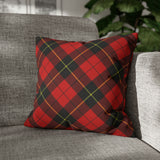 Scottish Tartan Polyester Pillow Case/Cover (Insert Not Included) 16" x 16"