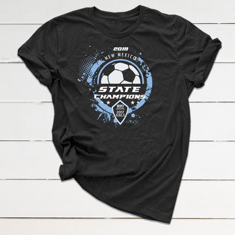 Rio 2007 Girls NM State Champions - Unisex Adult Cotton T-Shirt