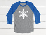 Vintage Snowflake Baseball Tee