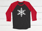 Vintage Snowflake Baseball Tee