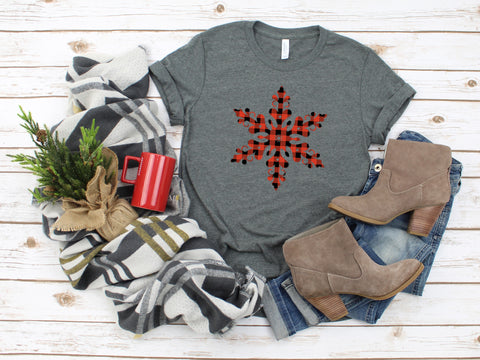 Buffalo Plaid Short Sleeve Tee