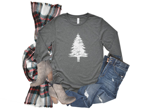 Evergreen Tree Long Sleeve Tee